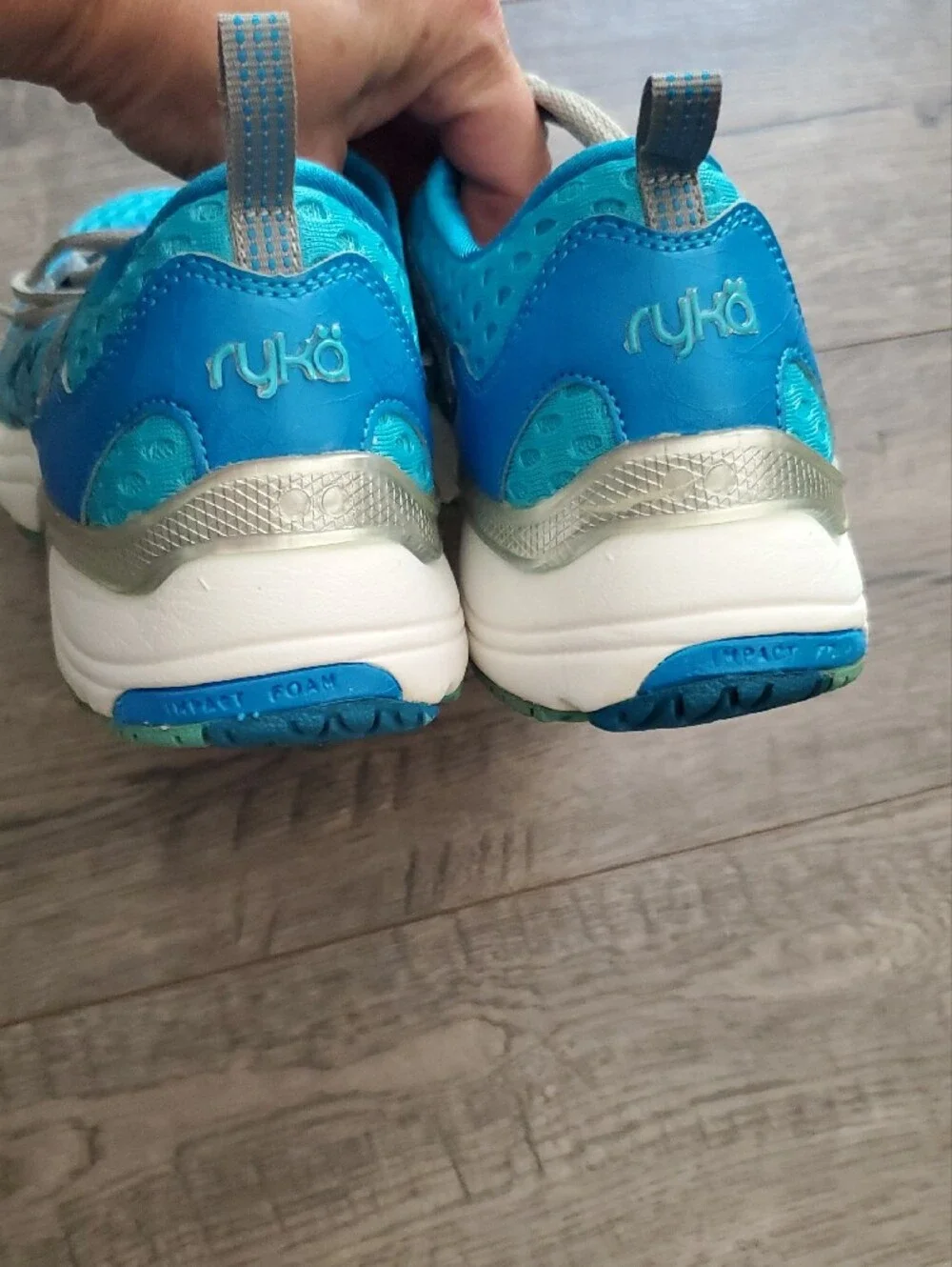 Ryka Teal Blue Athletic Running Shoes